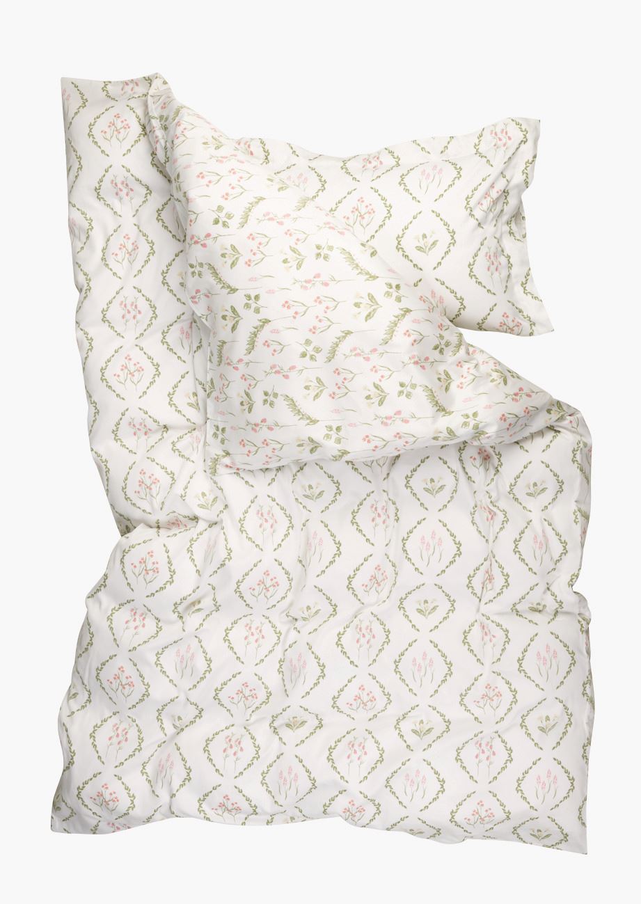 Pussilakanasetti satiinipuuvillaa moniväri - 4