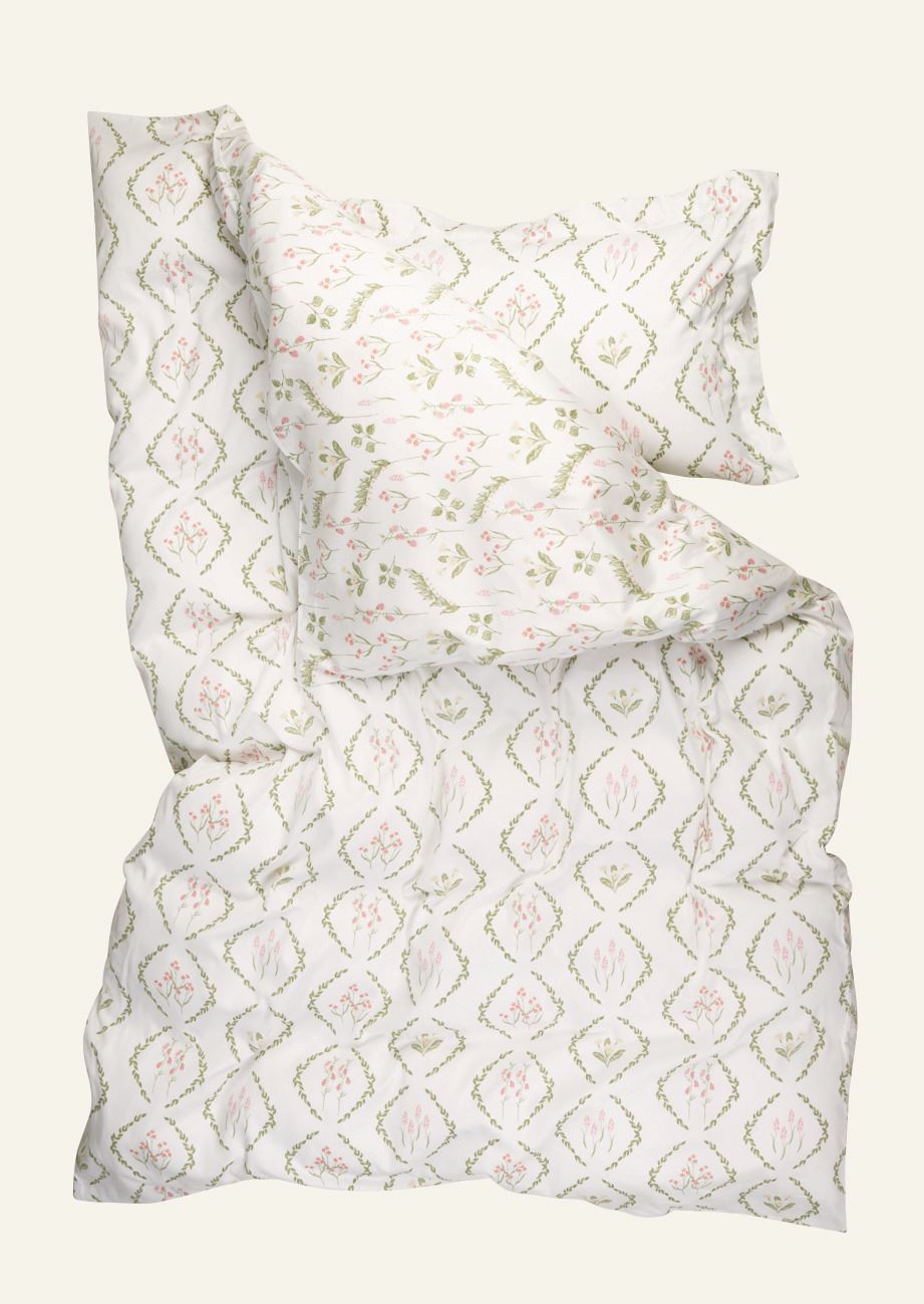 Pussilakanasetti satiinipuuvillaa moniväri - 4