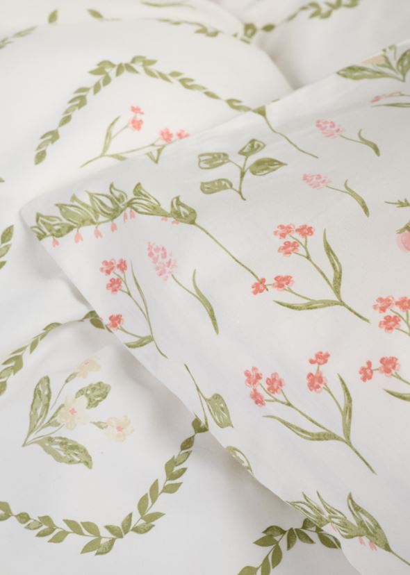 Pussilakanasetti satiinipuuvillaa moniväri - 5