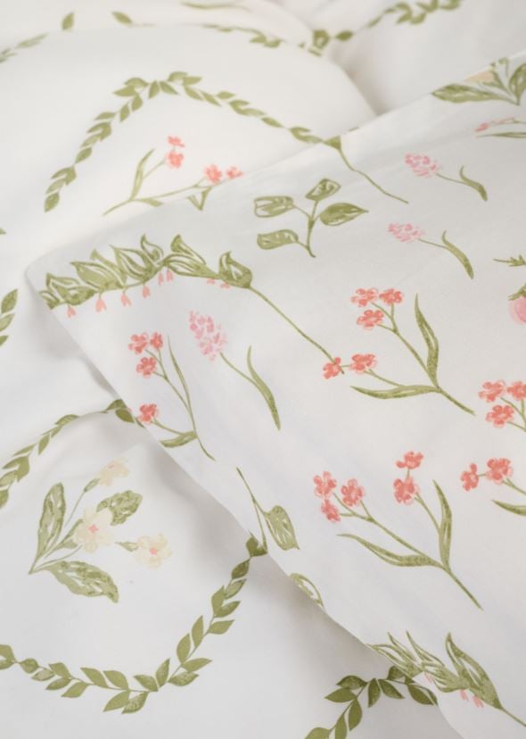 Pussilakanasetti satiinipuuvillaa moniväri - 5