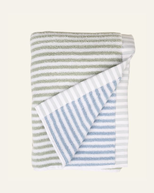 Pyyhe moniväri/vihreä - 70x140 cm moniväri/vihreä - 1