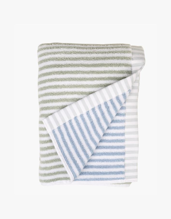 Pyyhe moniväri/vihreä - 70x140 cm moniväri/vihreä - 1