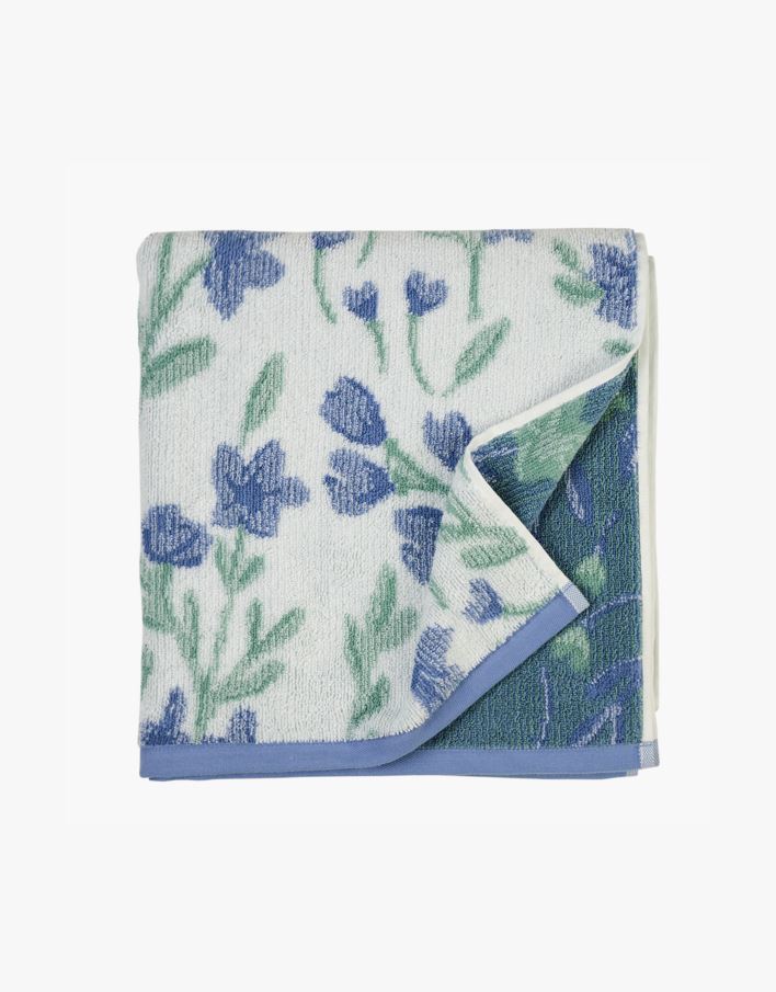 Pyyhe moniväri/sininen - 70x140 cm moniväri/sininen - 1