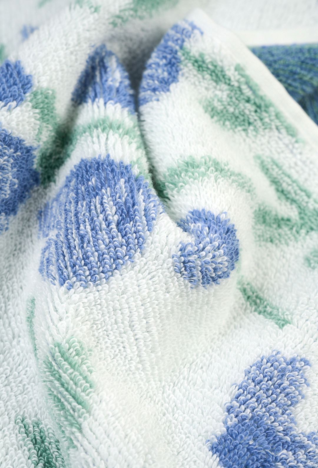 Pyyhe moniväri/sininen - 70x140 cm moniväri/sininen - 1