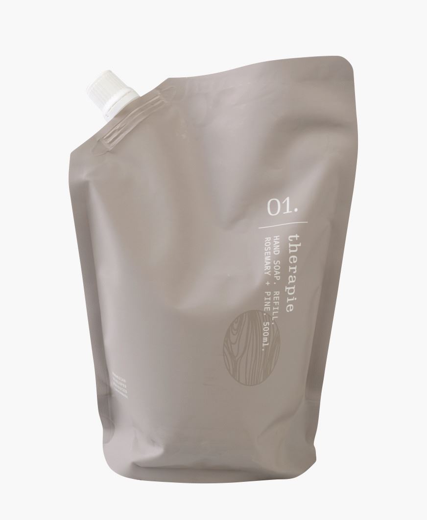 Kuoriva käsisaippua täyttö läpikuultava - 500 ml läpikuultava - 1