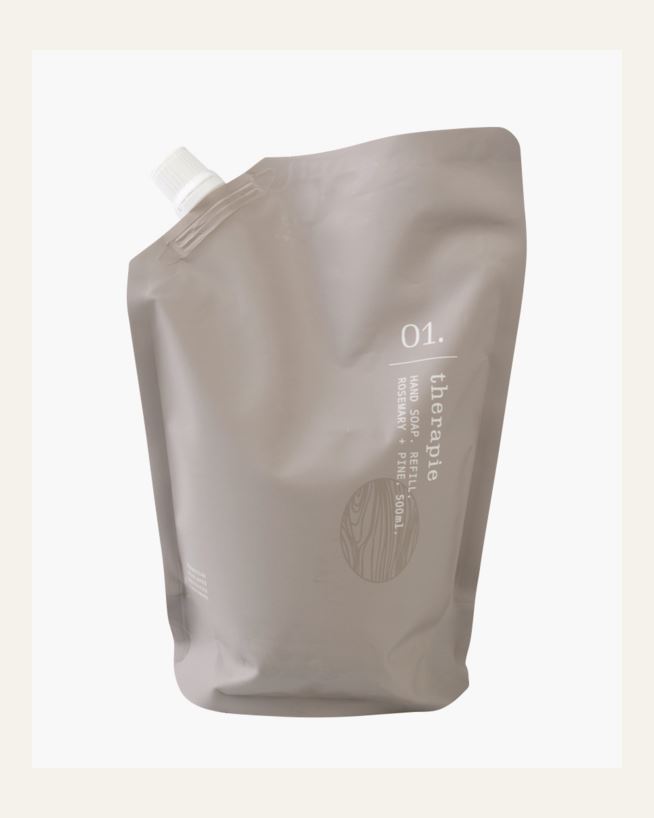 Kuoriva käsisaippua täyttö läpikuultava - 500 ml läpikuultava - 1