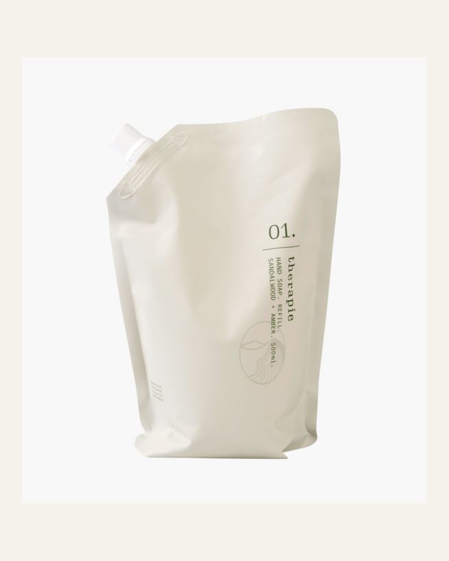 Kuoriva käsisaippua täyttö läpikuultava - 500 ml läpikuultava - 1