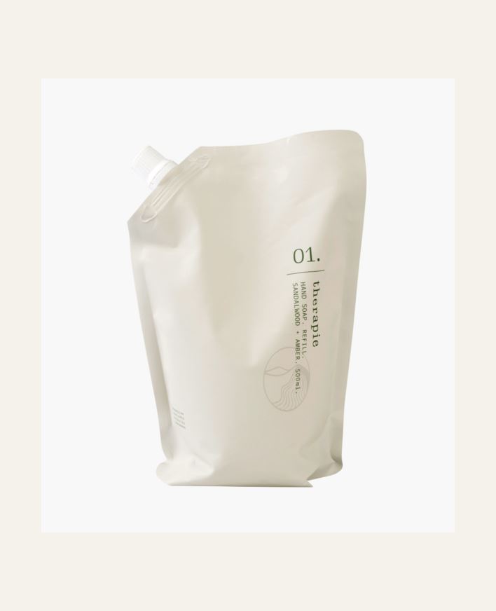 Kuoriva käsisaippua täyttö läpikuultava - 500 ml läpikuultava - 1