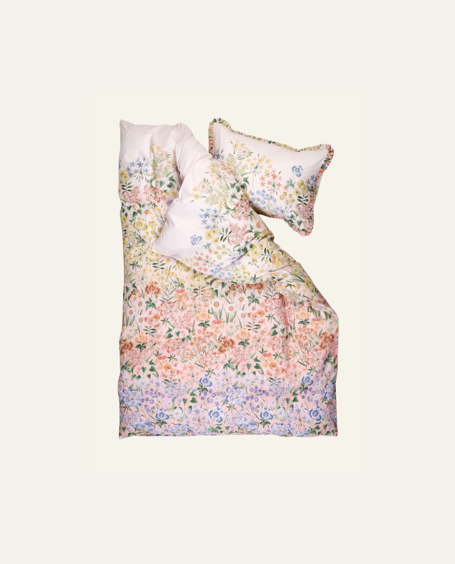 Pussilakanasetti percalea moniväri - 2