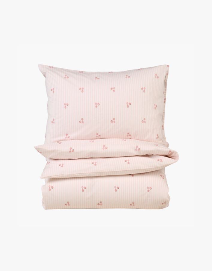 Pussilakanasetti puuvillaa roosa - 150x210 cm roosa - 1