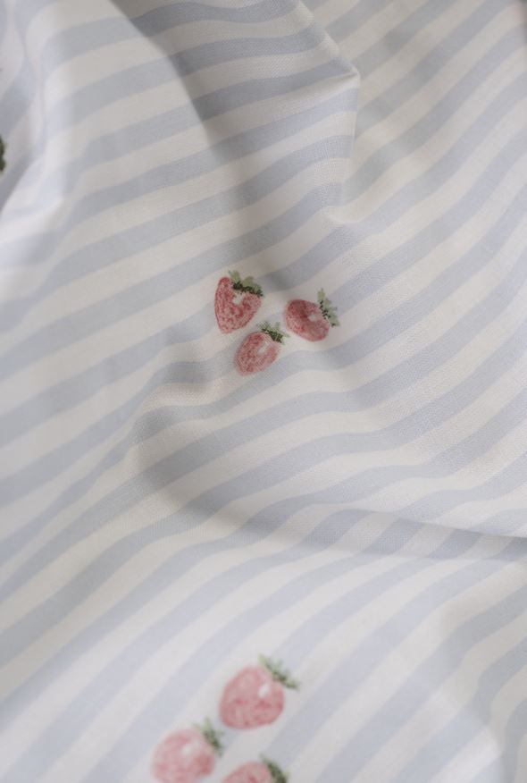 Pussilakanasetti puuvillaa vaaleansininen - 4