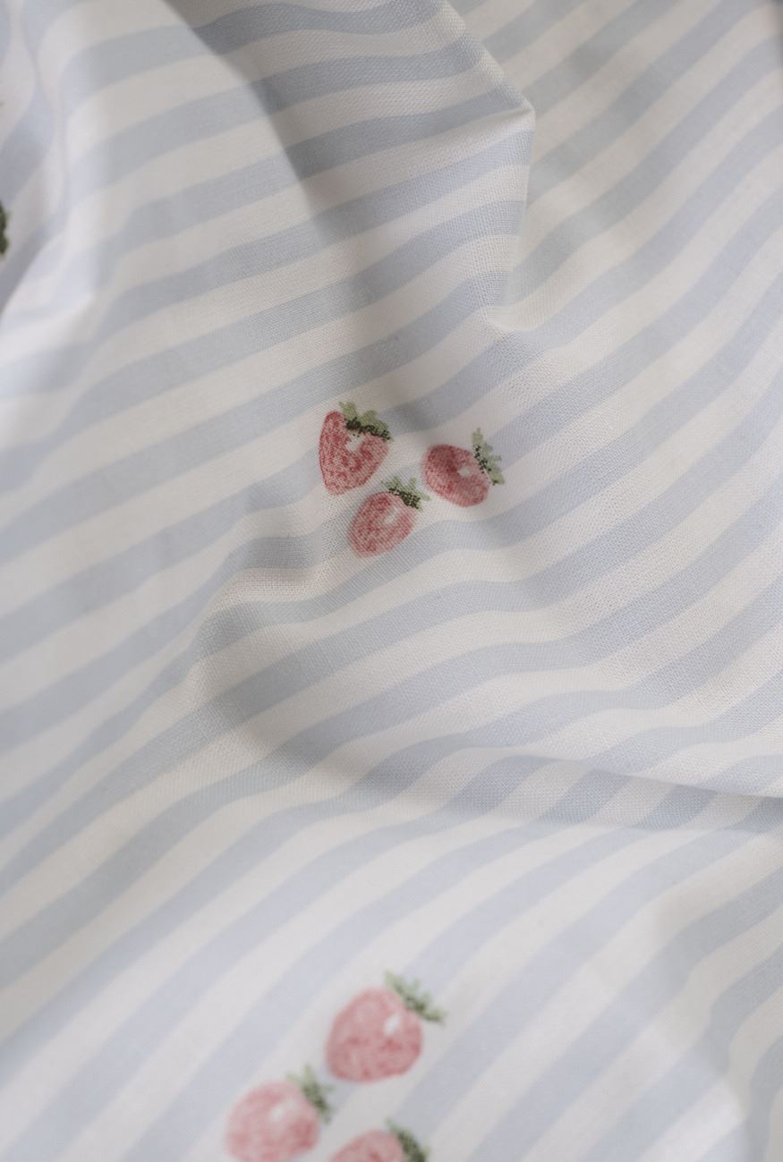 Pussilakanasetti puuvillaa vaaleansininen - 4