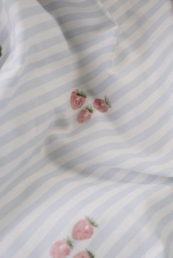 Pussilakanasetti puuvillaa vaaleansininen - 4