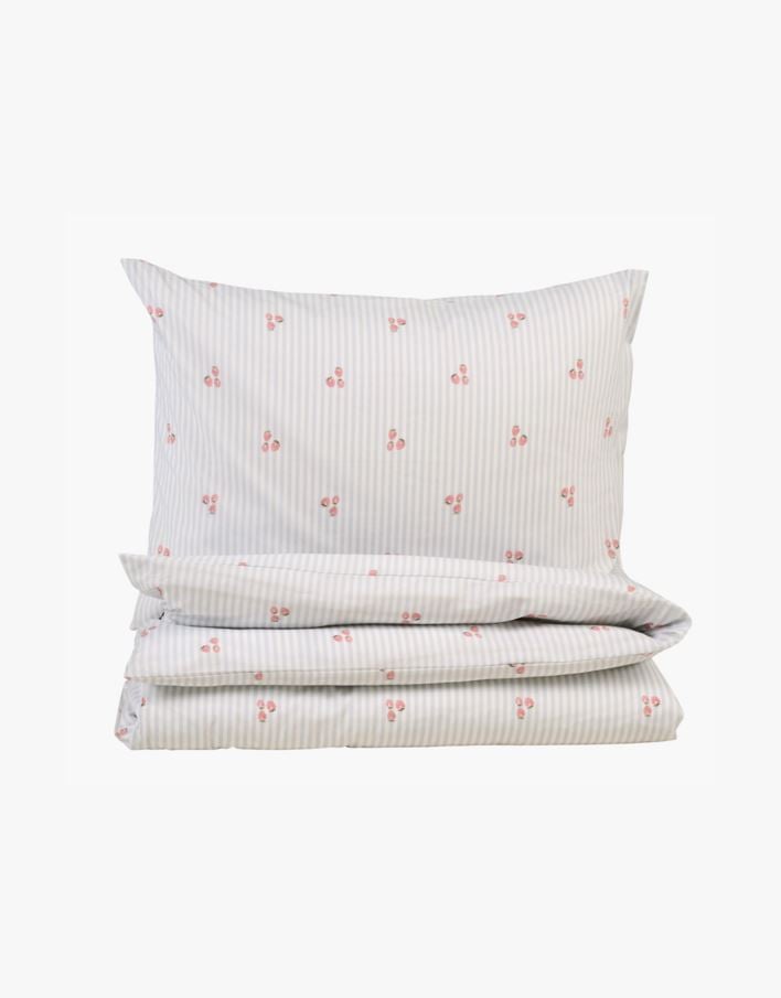 Pussilakanasetti puuvillaa vaaleansininen - 150x210 cm vaaleansininen - 1