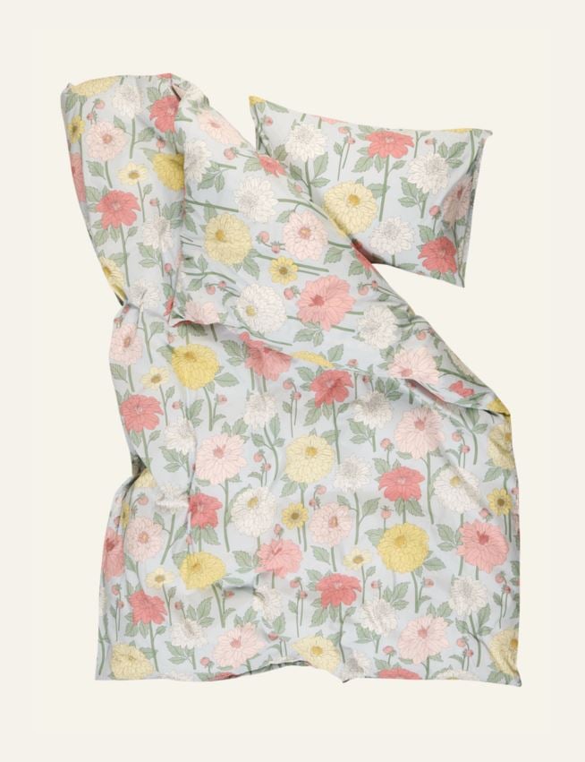 Pussilakanasetti puuvillaa moniväri/sininen - 2