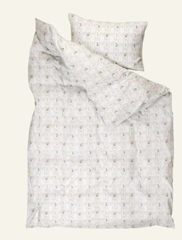 Pussilakanasetti puuvillaa moniväri/sininen - 3