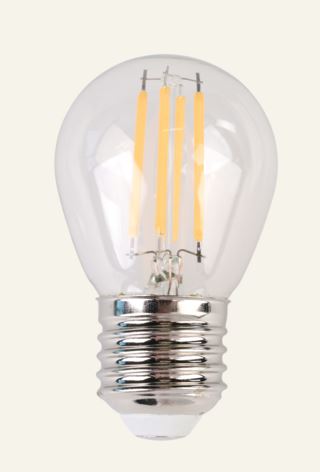 Crown E27 3W DIM lamppu läpikuultava