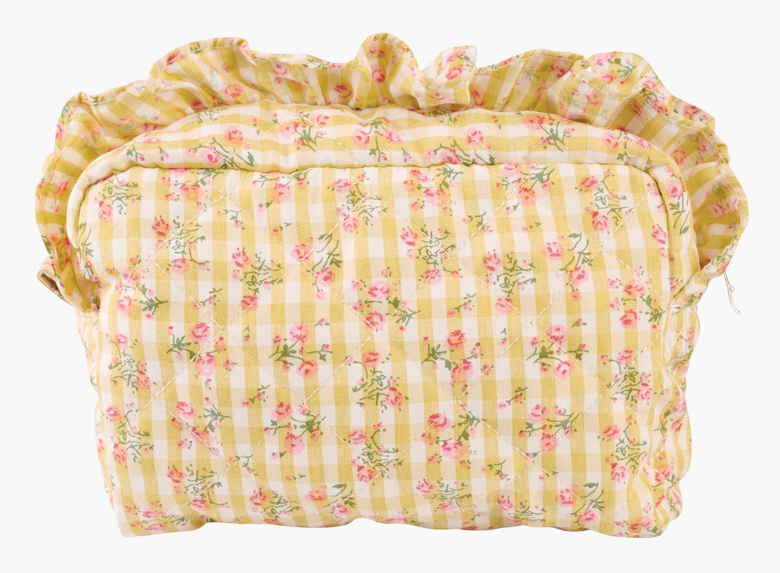 Toilettilaukku vaaleankeltainen - 14x20 cm vaaleankeltainen - 1