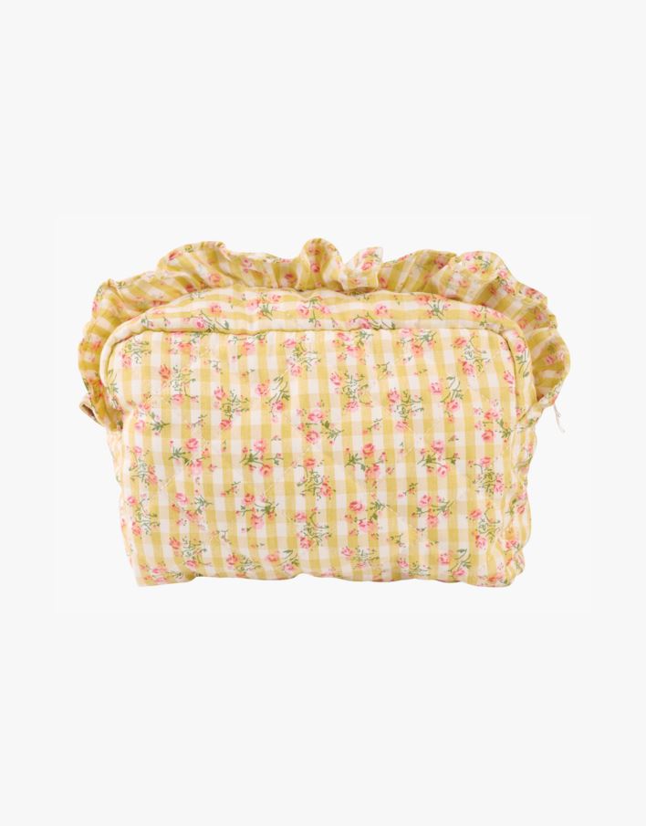 Toilettilaukku vaaleankeltainen - 14x20 cm vaaleankeltainen - 1