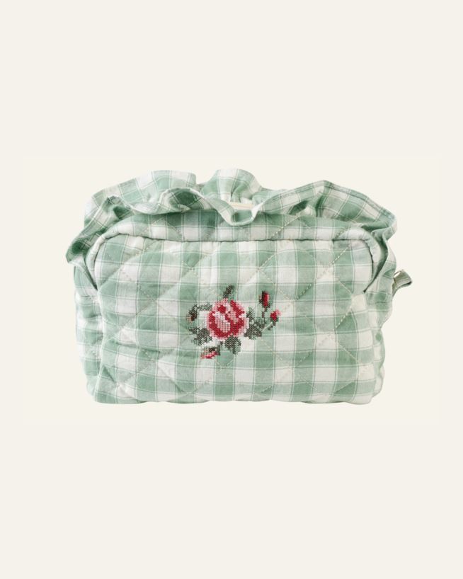 Toilettilaukku vihreä - 14x20 cm vihreä - 1
