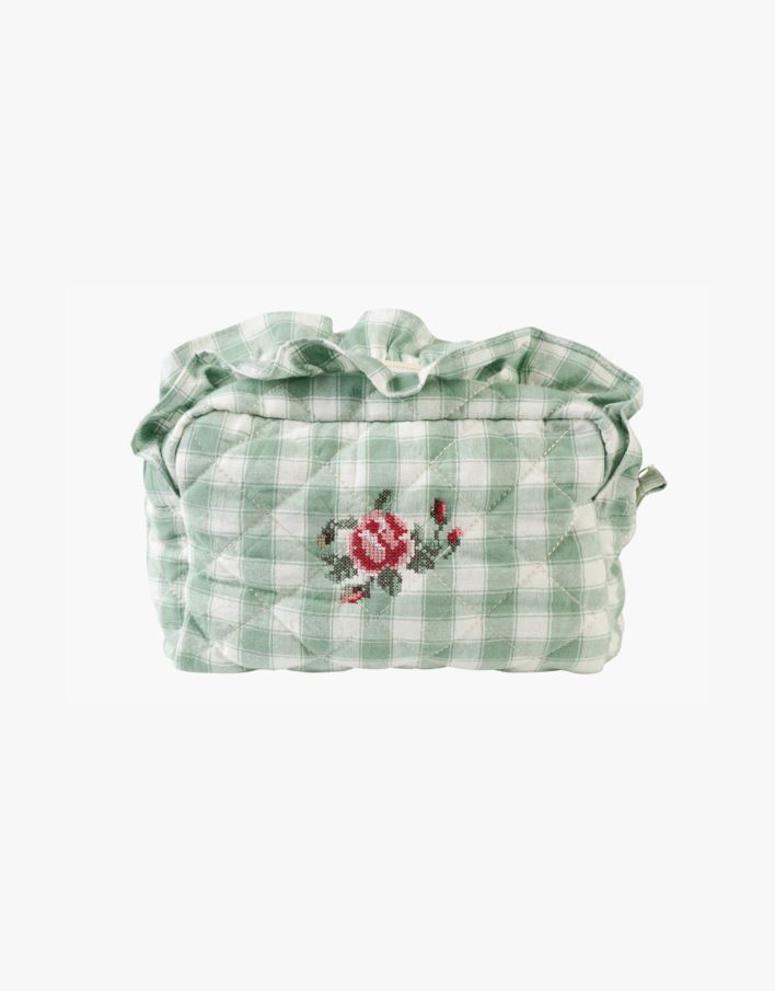 Toilettilaukku vihreä - 14x20 cm vihreä - 1