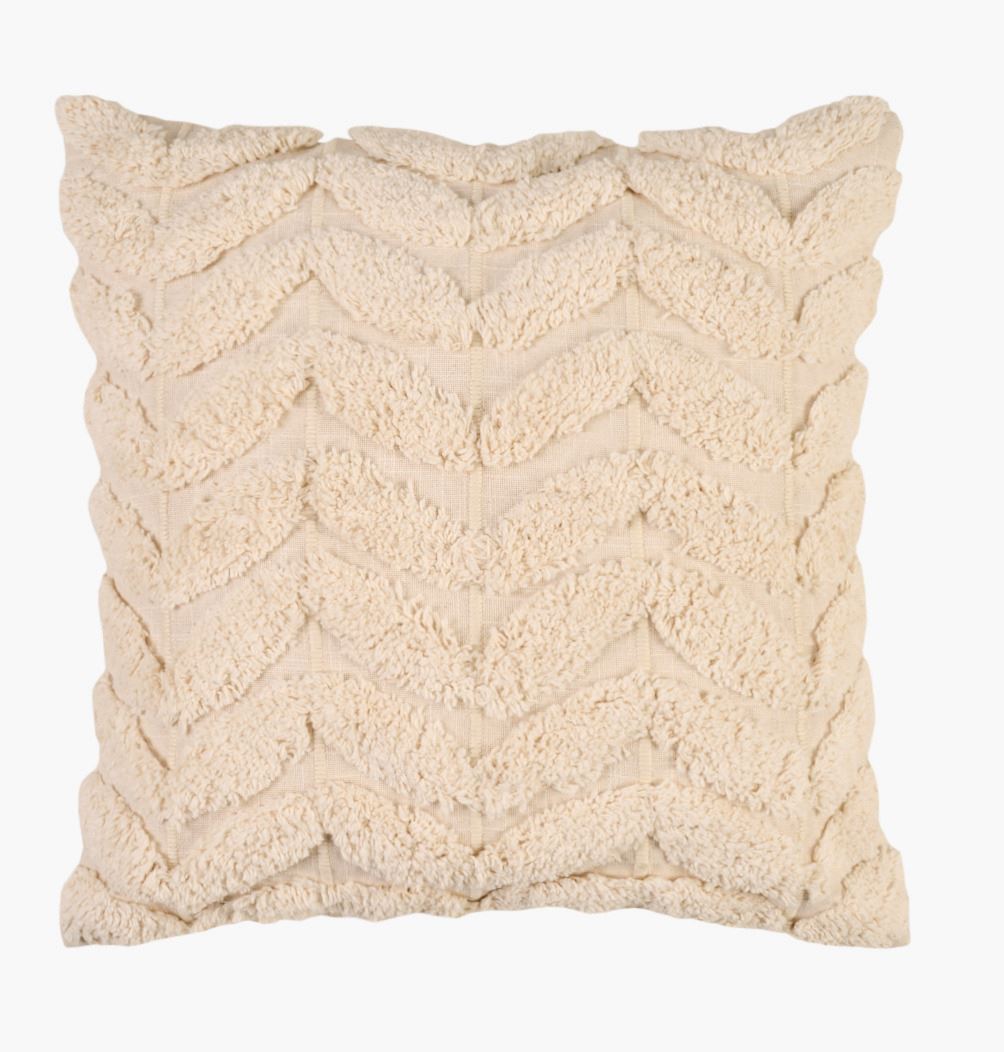 Koristetyynynpäällinen luonnonvalkoinen - 45x45 cm luonnonvalkoinen - 1