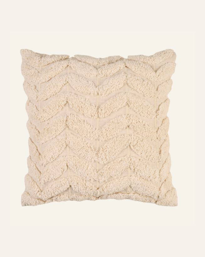 Koristetyynynpäällinen luonnonvalkoinen - 45x45 cm luonnonvalkoinen - 1