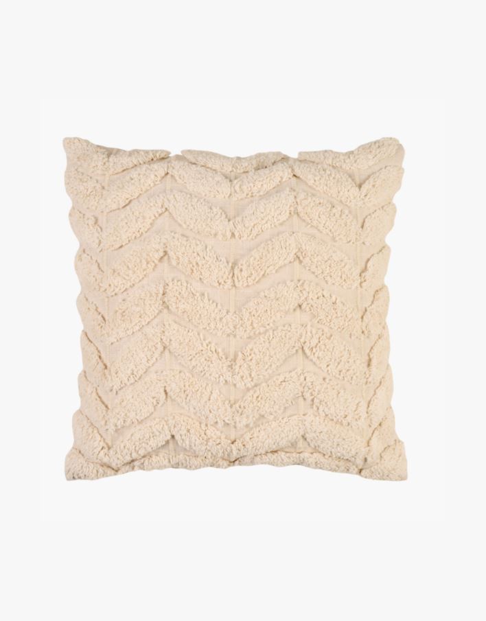 Koristetyynynpäällinen luonnonvalkoinen - 45x45 cm luonnonvalkoinen - 1