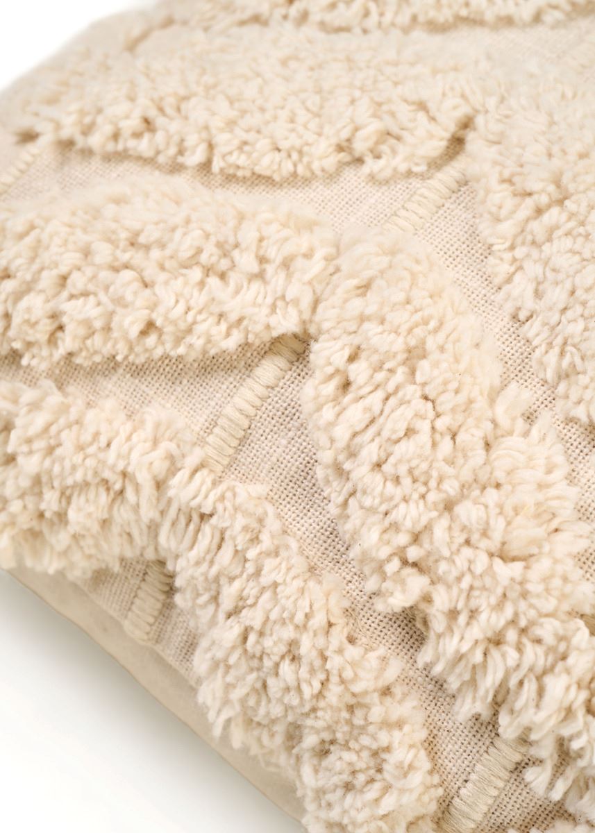 Koristetyynynpäällinen luonnonvalkoinen - 3