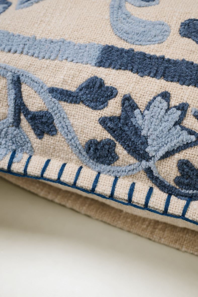 Koristetyynynpäällinen sininen - 2