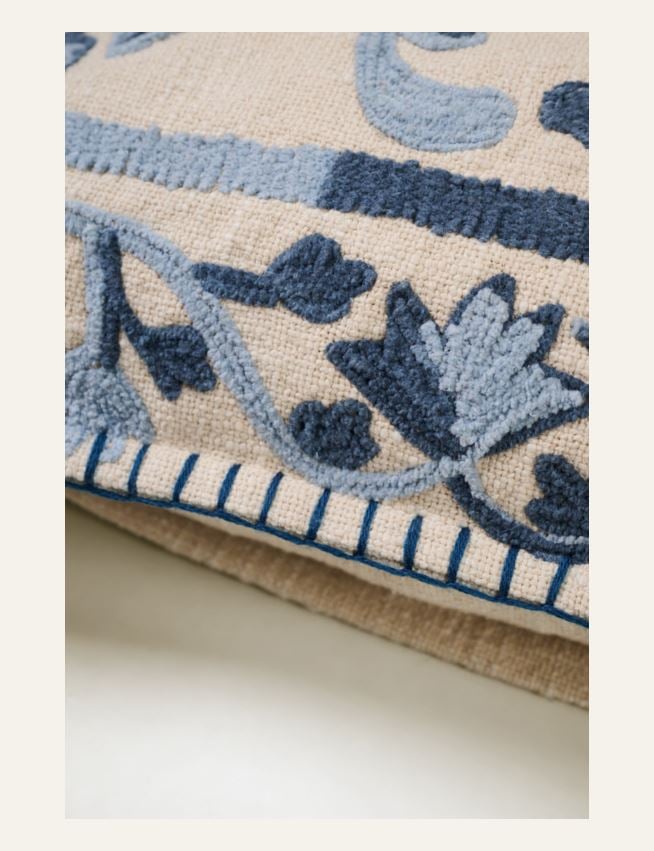 Koristetyynynpäällinen sininen - 2