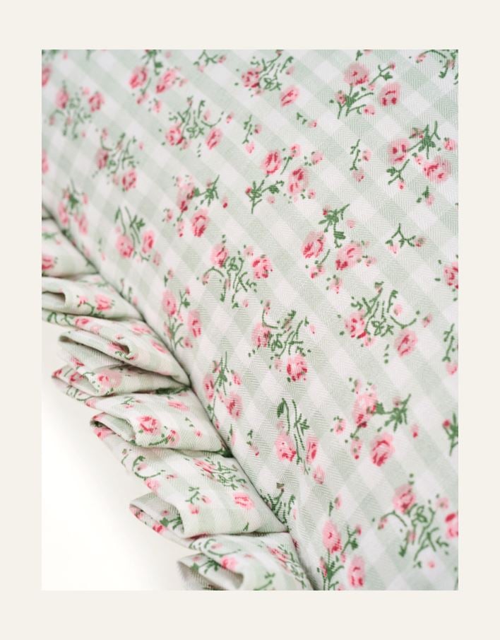 Koristetyyny moniväri/vihreä - 2