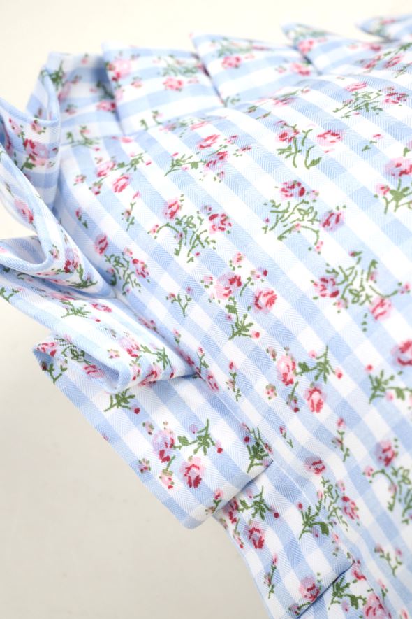 Koristetyyny moniväri/sininen - 2