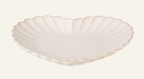 Sydämen lautanen valkoinen - 4