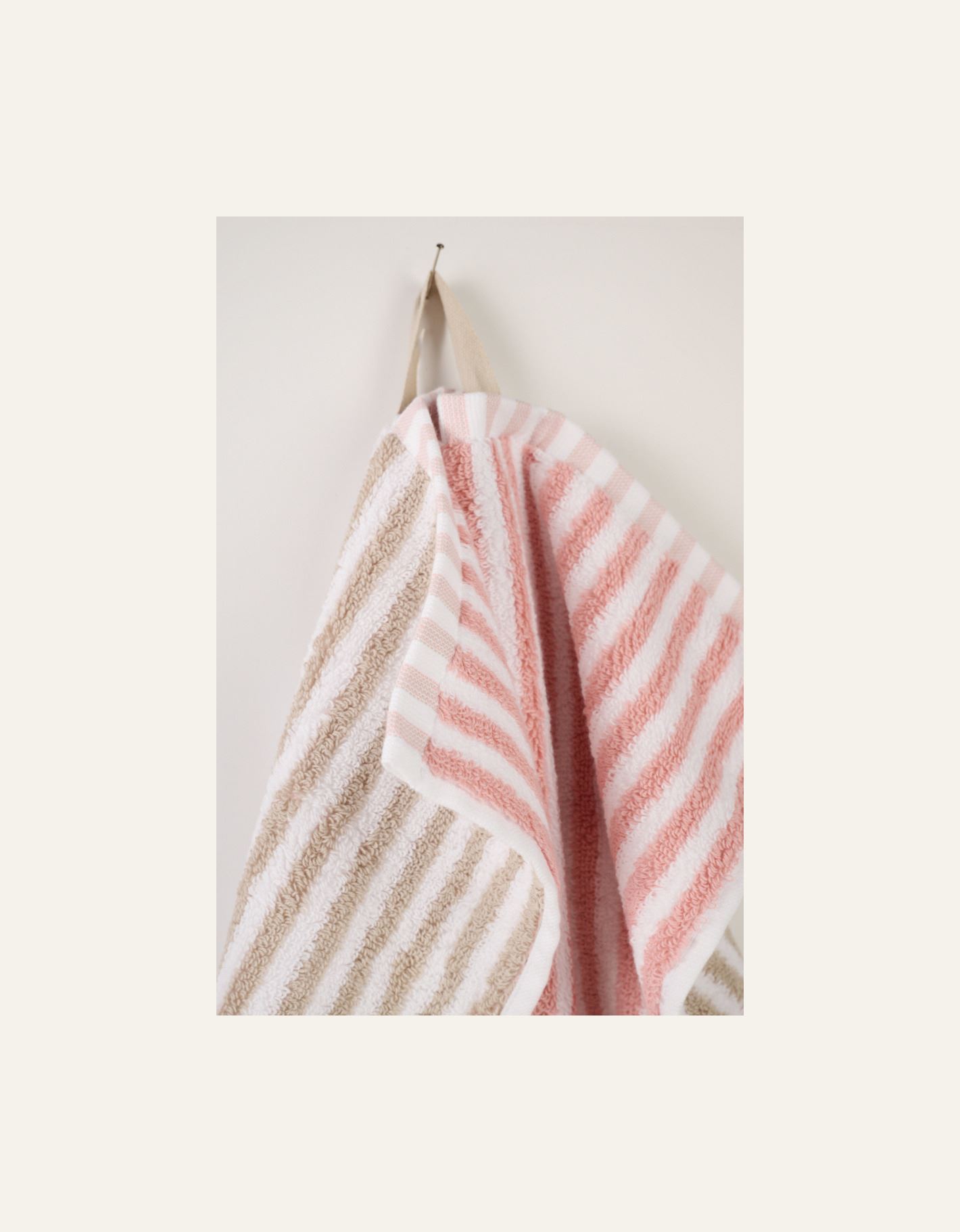 Pyyhe moniväri/roosa - 3