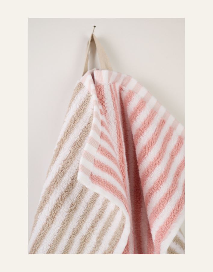 Pyyhe moniväri/roosa - 3