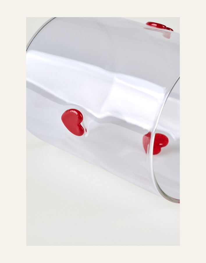 Juomalasi punainen - 2