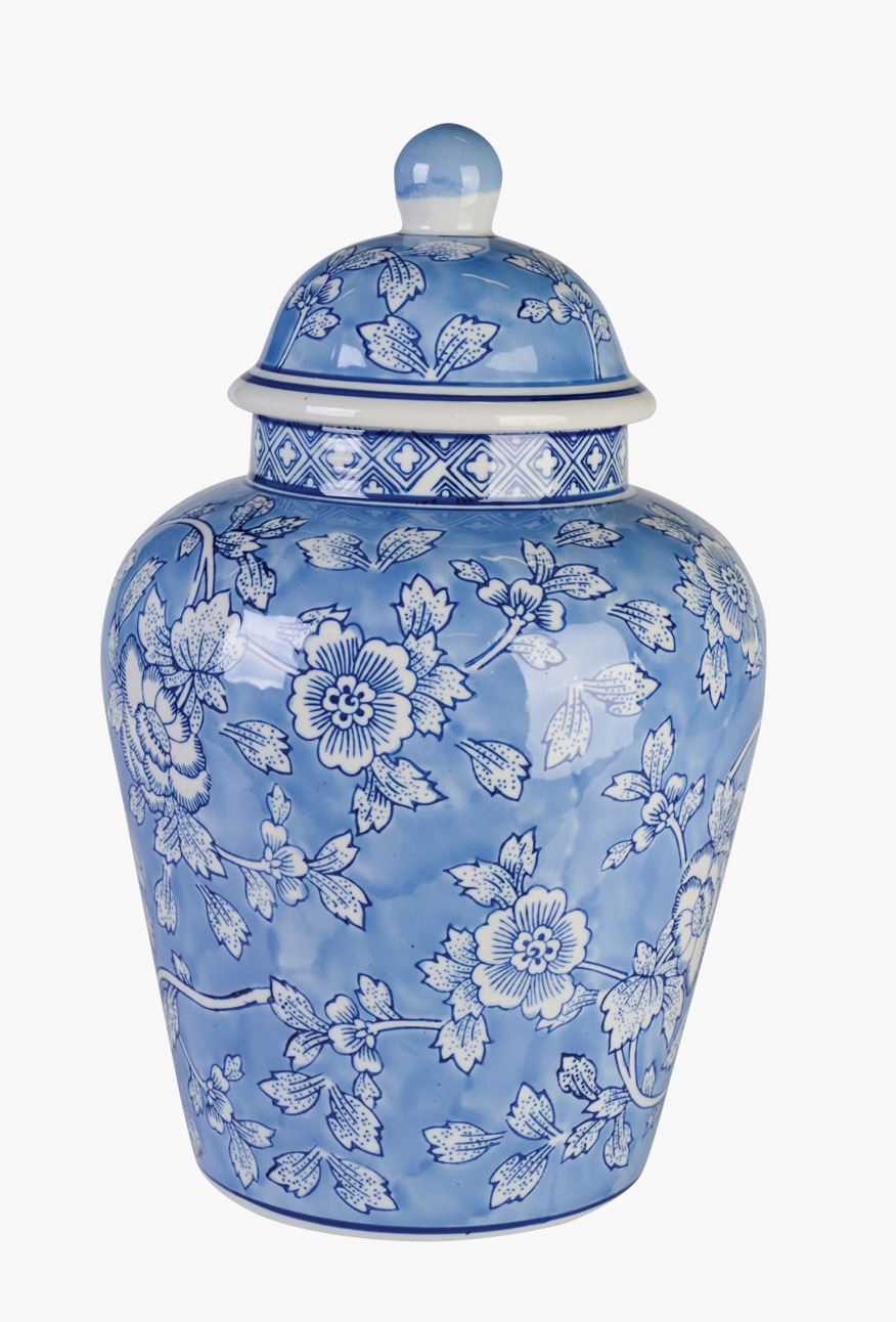 Koristeruukku moniväri/sininen - 21x21x34 cm moniväri/sininen - 1