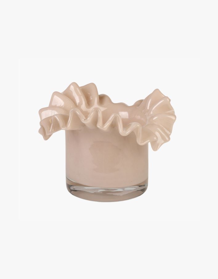 Kynttilälyhty harmaanruskea - 13x13x8 cm harmaanruskea - 1