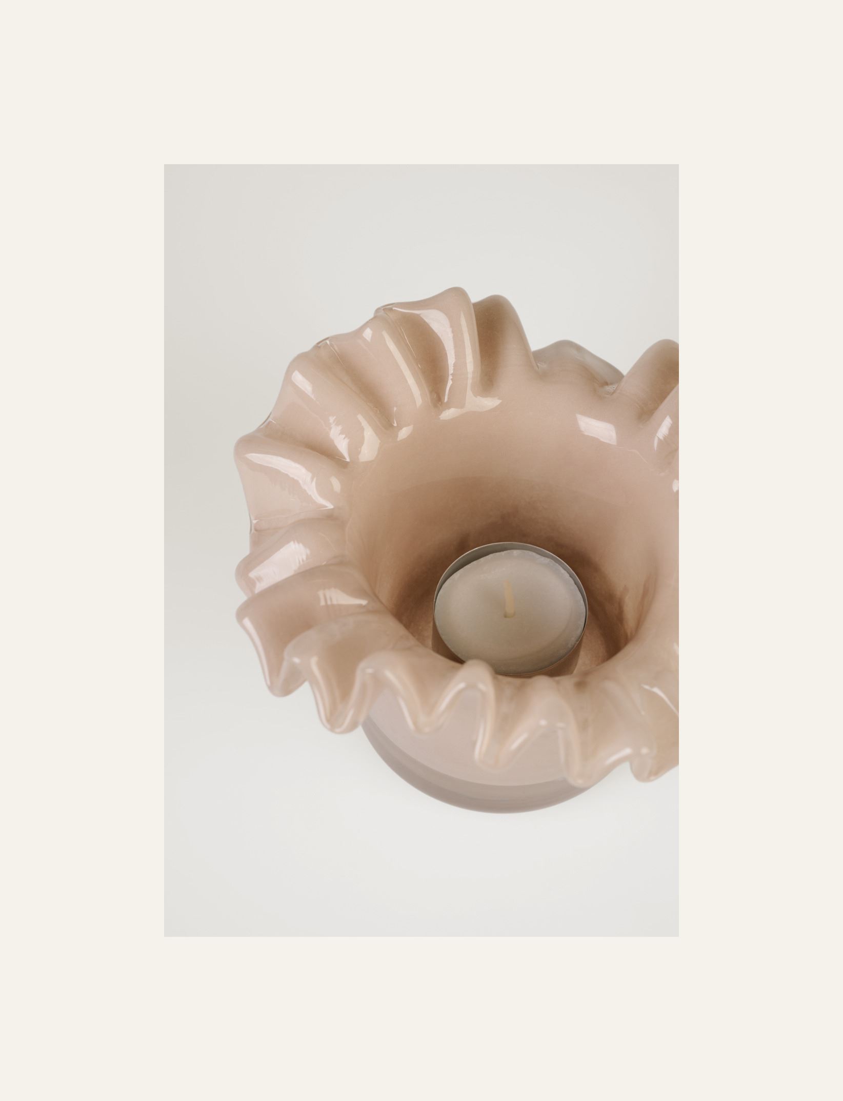 Kynttilälyhty harmaanruskea - 2