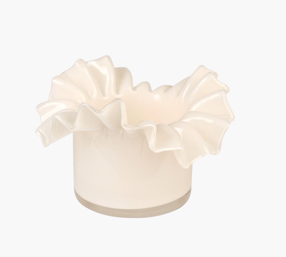 Kynttilälyhty luonnonvalkoinen - 16,5x16,5x9 cm luonnonvalkoinen - 1