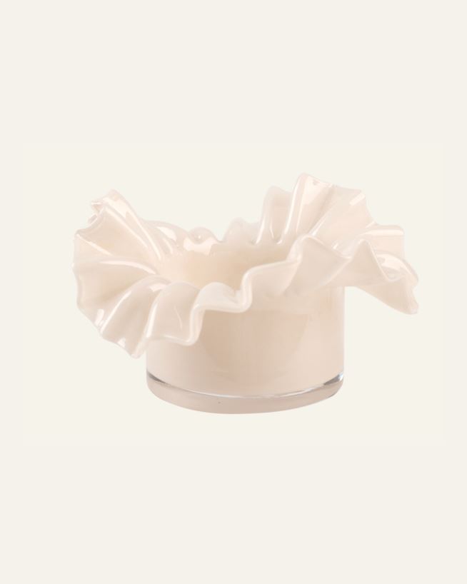 Kynttilälyhty vaalean beige - 16,5x16,5x9 cm vaalean beige - 1