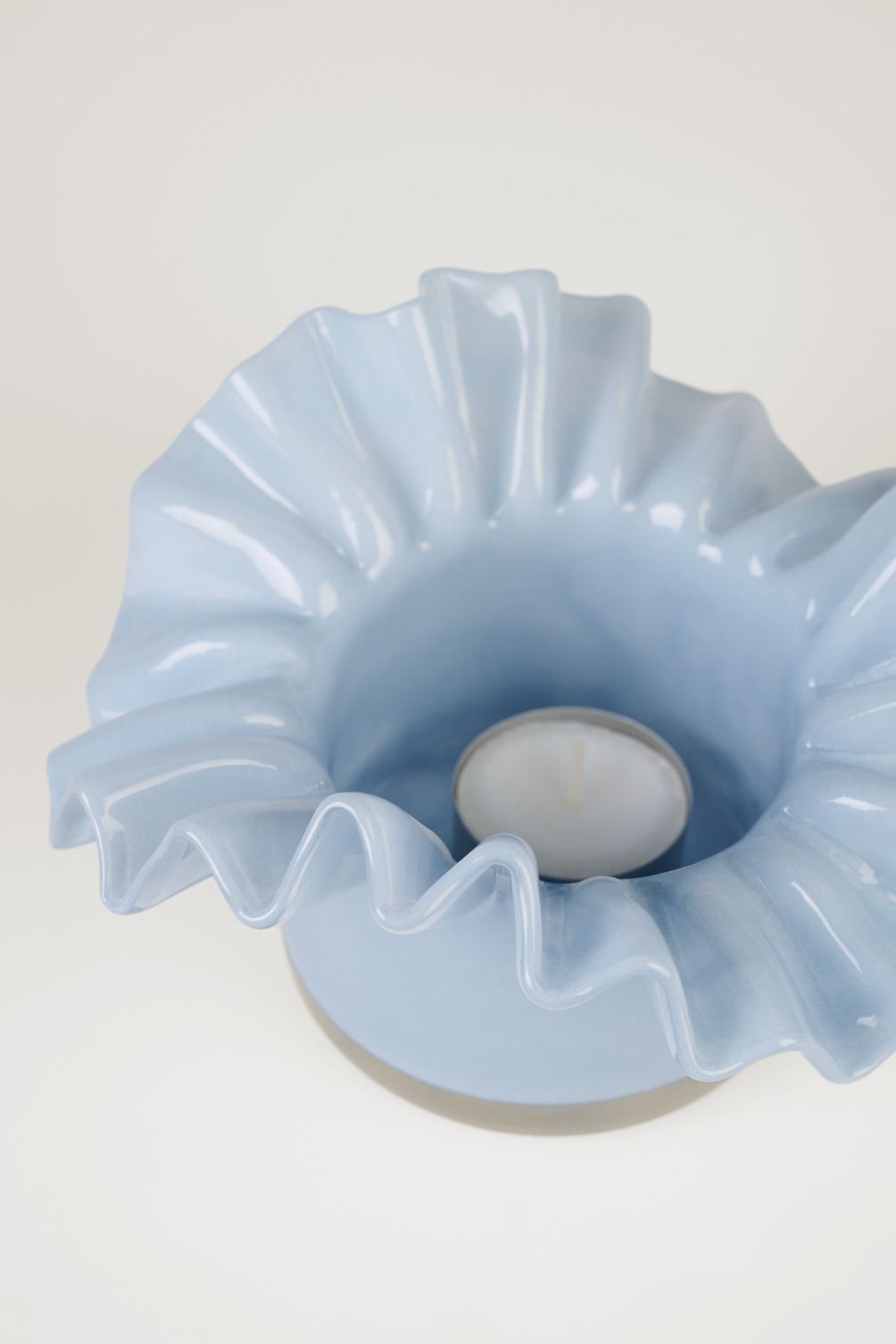 Kynttilälyhty vaaleansininen - 2