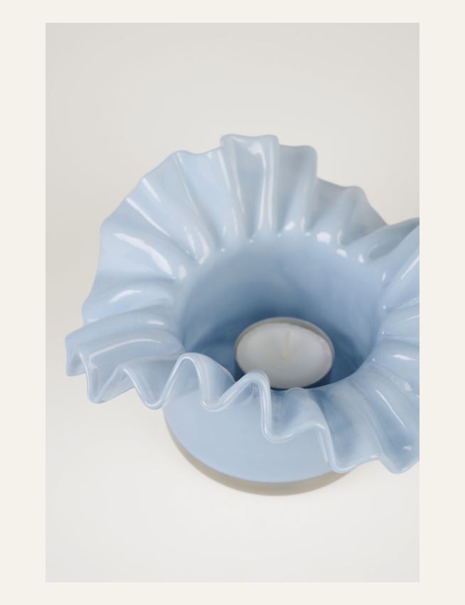 Kynttilälyhty vaaleansininen - 2