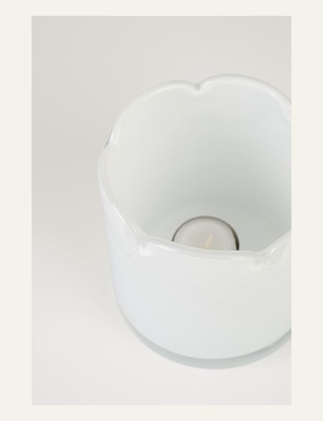 Kynttilälyhty valkoinen - 2