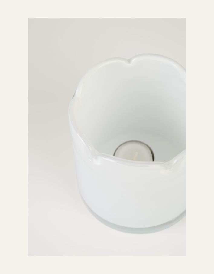 Kynttilälyhty valkoinen - 2