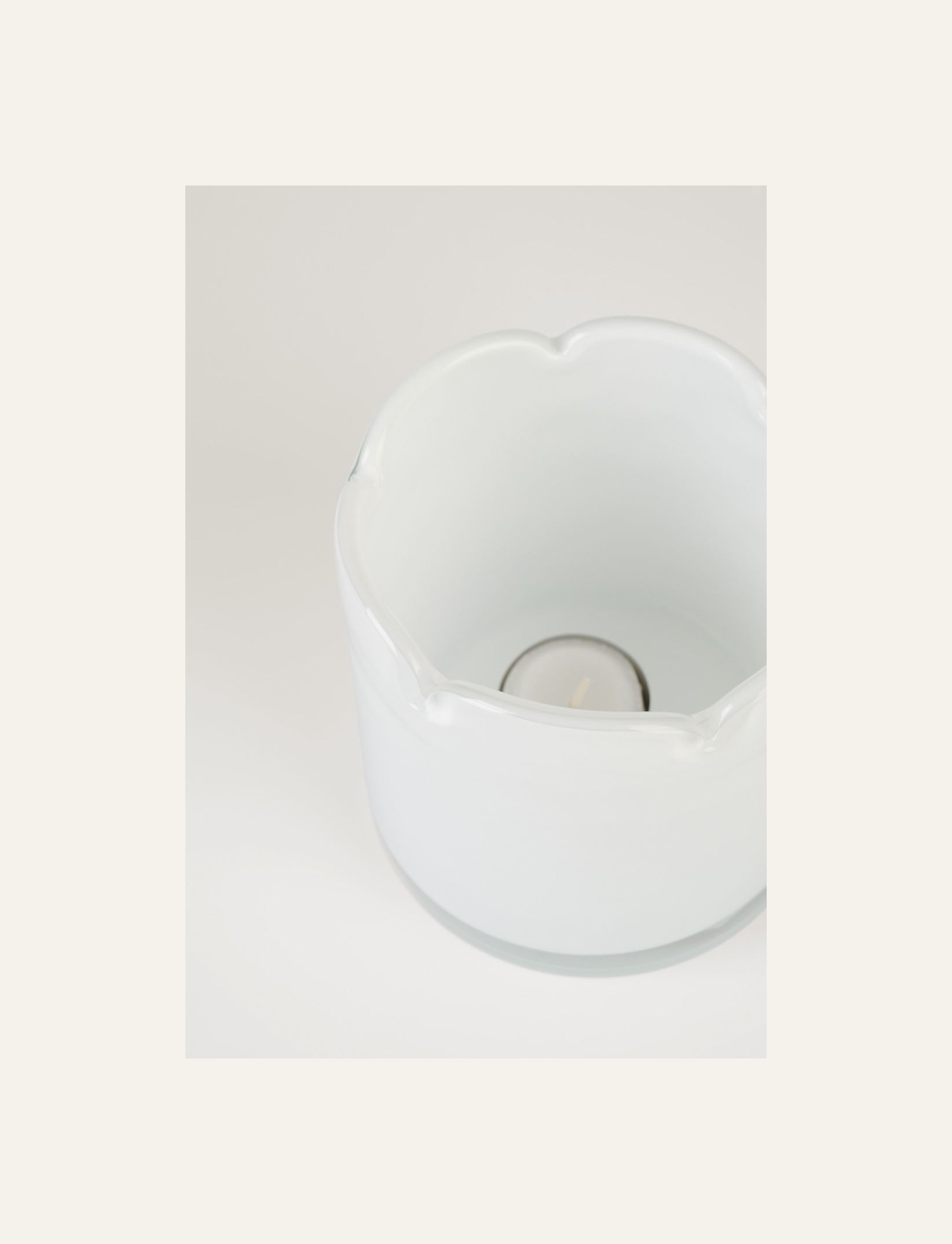 Kynttilälyhty valkoinen - 2