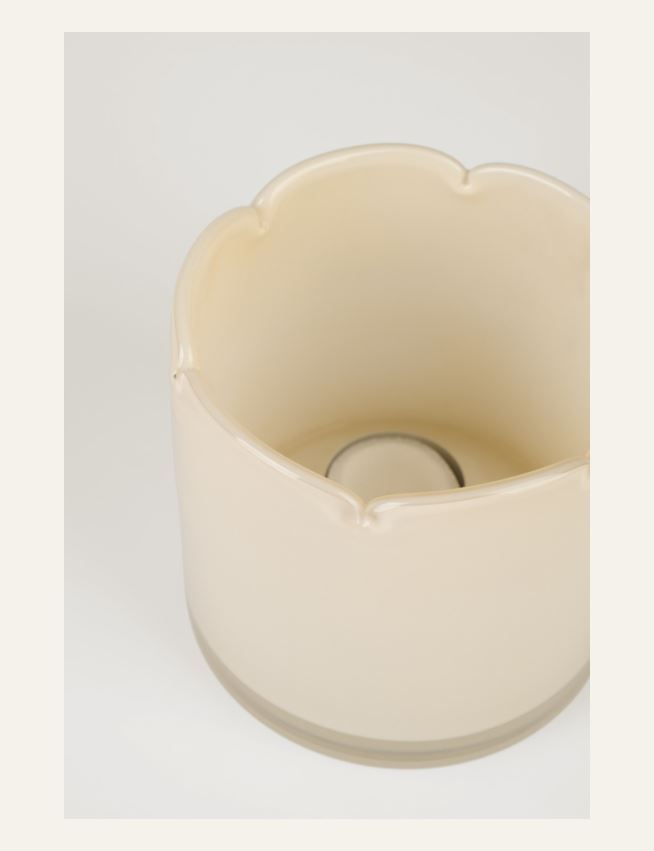 Kynttilälyhty beige - 2