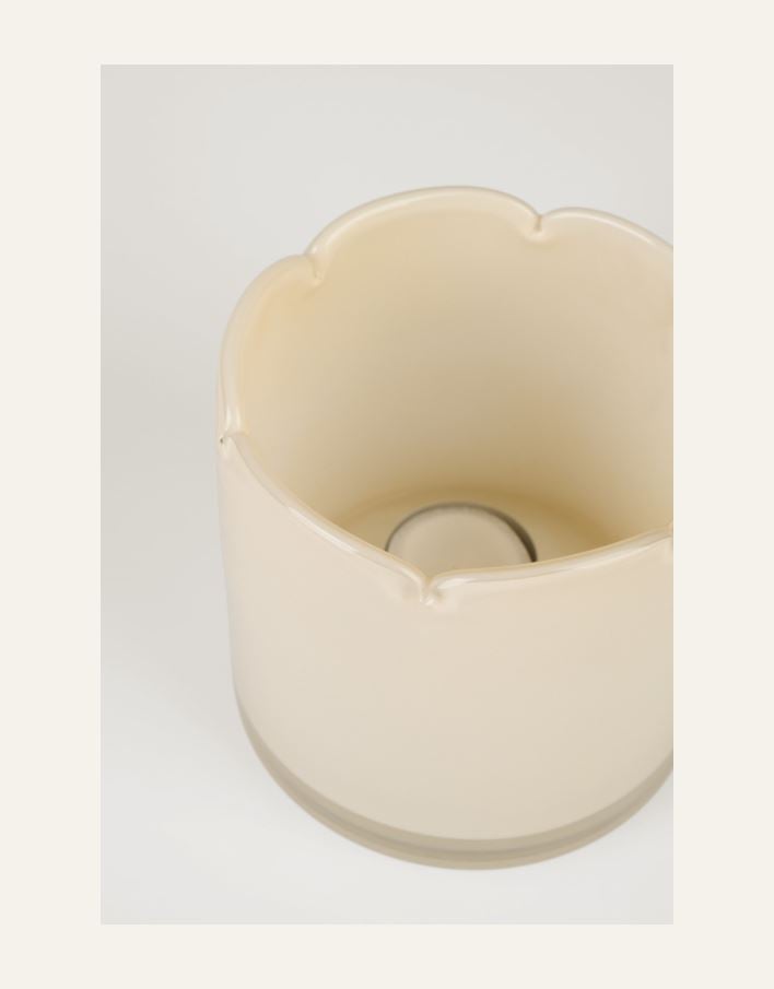 Kynttilälyhty beige - 2