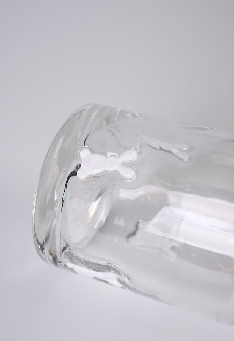 Kynttilälyhty moniväri/valkoinen - 8,5x8,5x10 cm moniväri/valkoinen - 1